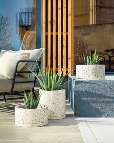 Кресло из ротанга La Forma (ex Julia Grup) Mareluz (Черный,Бежевый,Серый/ Пенополиуретан,Металл,Пена,Сталь)