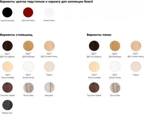 Стол Board 1600x700 ОГОГО Обстановочка! (ЛДСП/Коричневый) арт.916280