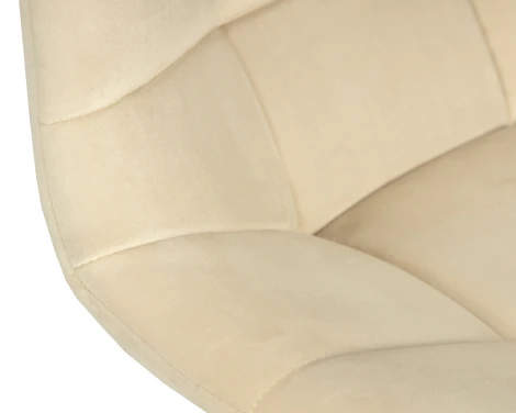 Набор 2 шт Стул барный DOBRIN TAILOR WHITE (бежевый велюр (MJ9-10))