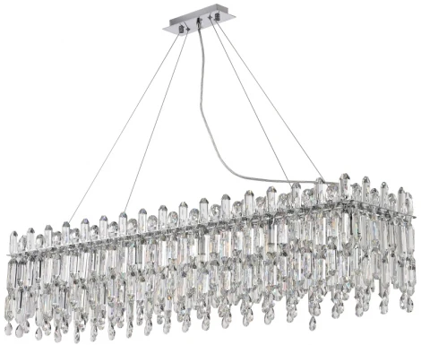 Подвесная большая люстра Legacy 2158/09/12PL (220V, хрусталь, на тросе)