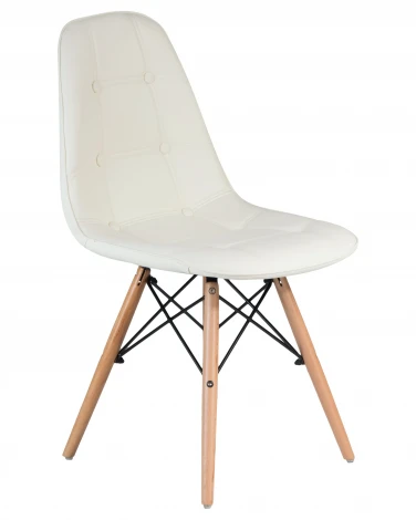 Стул обеденный BENNET (ножки светлый бук, кремовый)