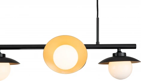 Люстра подвеснаяCorazza V000282 (10015/7P Black) (220V, на тросе, шар)