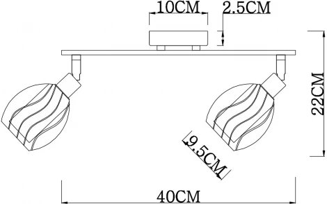 Спот Arte Lamp Biham A3184PL-2AB