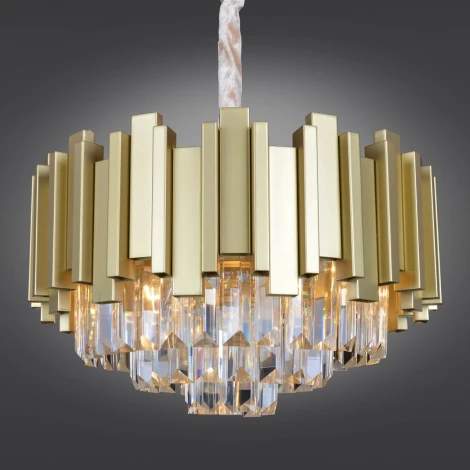 Подвесная люстра Omnilux 720 OML-72003-06 (220V, на цепи, круглые)