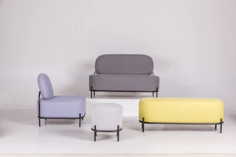 Пуф R-Home малый Gawaii Тем серый