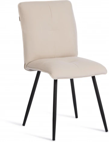 Стул обеденный Sweet Tetchair (Флок/Молочный,Черный) арт.24646