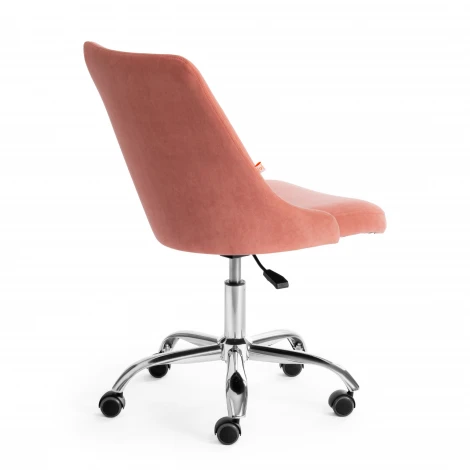 Кресло SWAN розовый (флок)