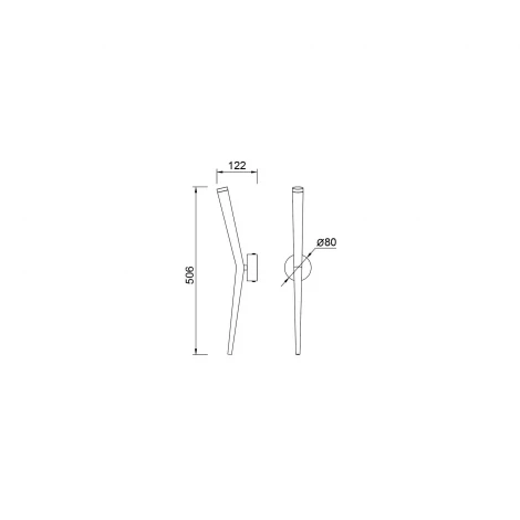 Бра светодиодная Mantra Boomerang 9246