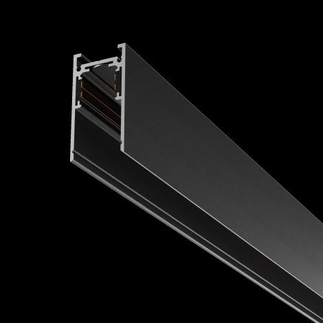 Шинопровод 1м Exility накладной/подвесной черный (магнитный) Maytoni Technical TRX034-411B (48V)