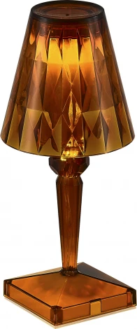 Настольная лампа с аккумулятором ST Luce Sparkle SL1010.724.01 Оранжевый/Оранжевый LED 1*3W (220V)