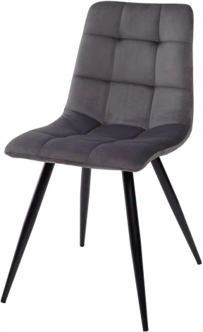 Обеденный стул M-City TERAMO UF910-05 DARK GREY, велюр
