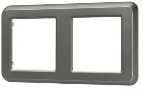 Рамка пластиковая FRM-VERSA-PL-2-GR (Arlight) 043780