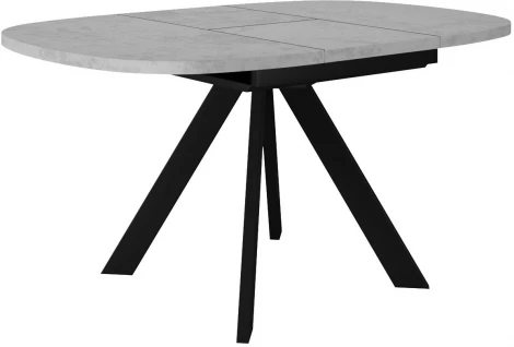 Стол DikLine B110 Бетон,опоры черные