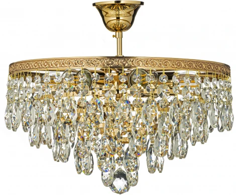 Потолочная люстра буше Arti Lampadari Castellana E 1.3.38.601 G (220V, хрусталь)