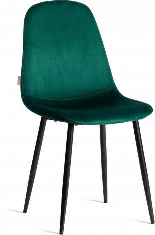 Стул BREEZE (mod. JSC-58) / 1 шт. в упаковке (Велюр,Металл  /Зеленый,Черный)