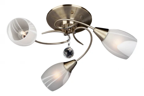 Потолочная люстра Eurosvet Virginia 30100/3 античная бронза (220V)