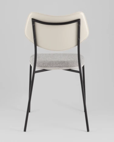 Стул обеденный Casey серый с серой экокожей Stool Group арт.УТ000039574