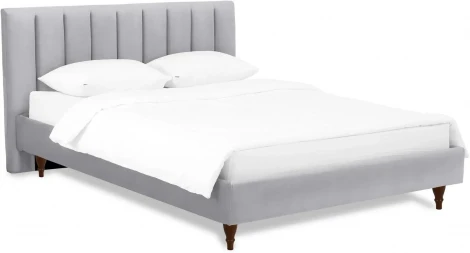 Кровать Queen II Sofia L 1600 ОГОГО (арт.577438), (Ткань/Серый)