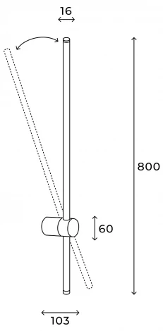 Настенный светильник светодиодный Hesby Lighting Edge HSBL_0225