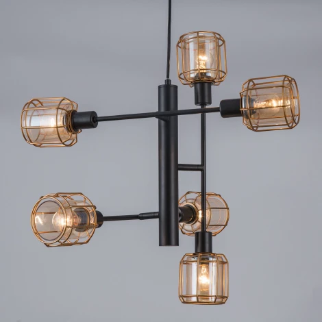 Подвесная люстра Citilux Таверна CL542162 (220V, на проводе, молекулы)