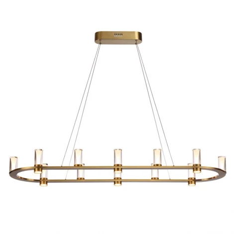 Подвесной светильник Odeon Light Defance 7144/65L античная бронза/акрил/металл IP20 LED 69W 3830Лм 3000K 180° 220V