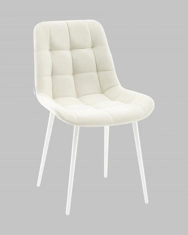 Стул Stool Group Флекс N светло-бежевый белые ножки арт.УТ000041306