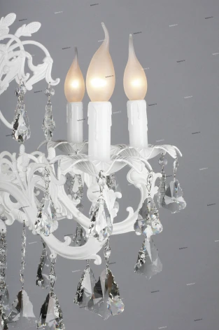 Подвесная люстра Omnilux Catanzaro OML-30807-08 (220V, на цепи, подсвечник, свеча)