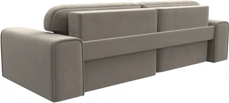 Диван угловой Лига-029 правый угол (Бежевый/Микровельвет) Лига Диванов арт.121917