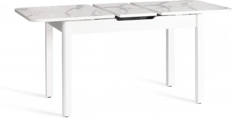 Кухонный стол Tetchair ALIGERY (ЛДСП,HPL,Массив березы/Белый)