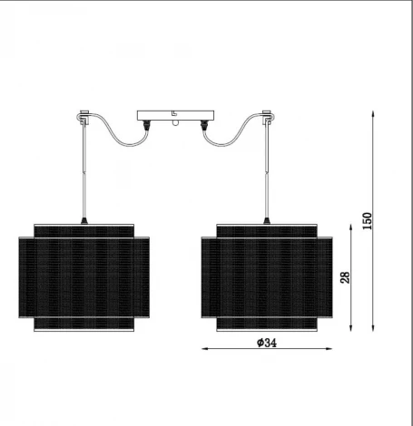 Подвесной светильник Lucide Orrin 02404/02/30