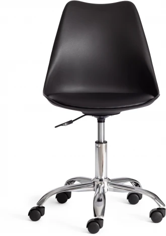 Офисное кресло TULIP (mod.106-1) / 1 шт. в упаковке (Металл,Пластик /Черный,Хром)
