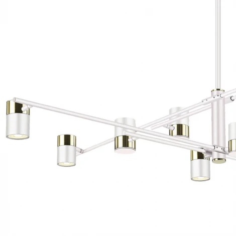 Потолочная люстра Lumien Hall Sauris LH8020/10P-WT-GD