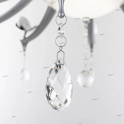 Потолочная люстра IDLamp Uccelli 385/8PF-LEDSilver