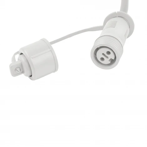 Провод-разветвитель для гирлянд серии F90PRO 0,4м. 3 выхода статика/мерцание IP67 белый Uniel UCX-F90 S3/0.4M/WH