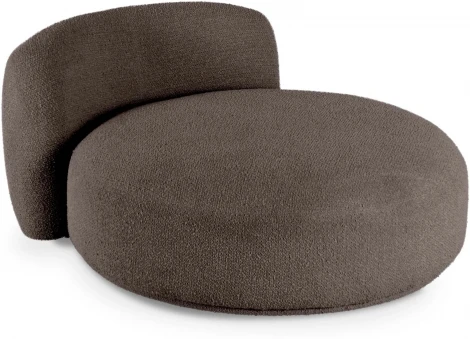 Кушетка Fabro ОГОГО (арт.863558), (Ткань,Букле/Коричневый)