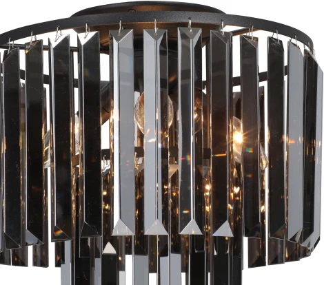 Потолочная люстра Vitaluce V5155-1/4PL, 4xE14 макс. 40Вт (220V, хрусталь)