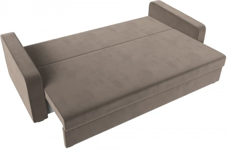 Диван прямой Лига-009 (Коричневый/Велюр) Лига Диванов арт.118044