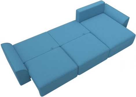 Диван угловой Лига-048 НПБ лонг Лига Диванов (Рогожка) арт.128487