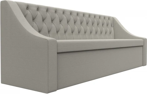 Диван кухонный прямой Мерлин (Бежевый/Рогожка) Лига Диванов арт.122467