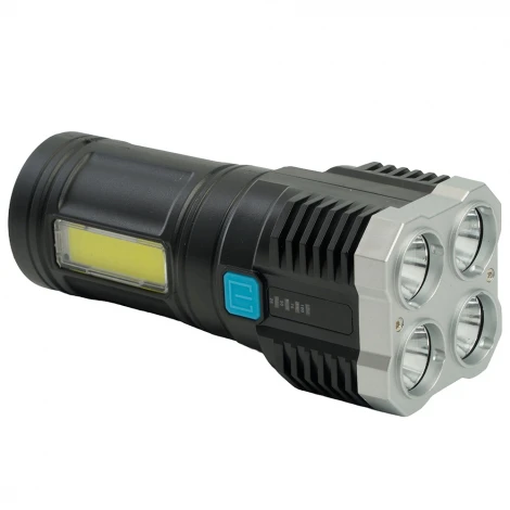 Фонарь ручной с аккумулятором USB Feron TH2409 48789