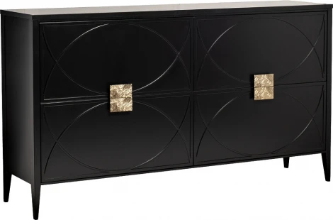 Комод черный 160*90*40см Garda Decor арт.151SV-00001