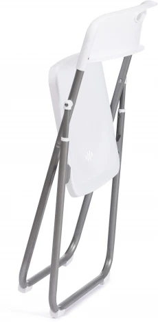 Стул складной FOLDER (mod. 3017H) / 1 шт. в упаковке (Металл,Пластик /Белый,Серый)