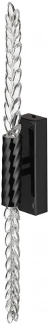 Бра Odeon Light Kolos 5459/5WL черный глянцевый/прозрачн./металл/стекло LED 5W 3000K (220V)