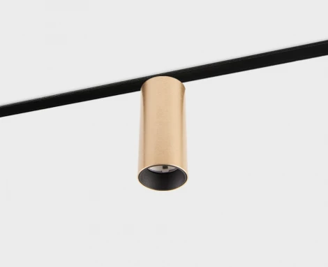 Трековый светильник магнитный 12W 48V Italline IT012-5026 gold 3000K (LED, круглые)