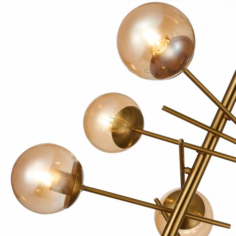 Потолочная люстра ярусная на штанге Velio SLE1099-312-06 Evoluce (220V, шар)