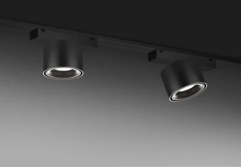 Трековый светильник магнитный 48V iLedex Vision48/25 SMART 4825-049-D74-10W-60DG-BK (регулировка яркости, управление смартфоном, умный дом - Алиса, круглые)