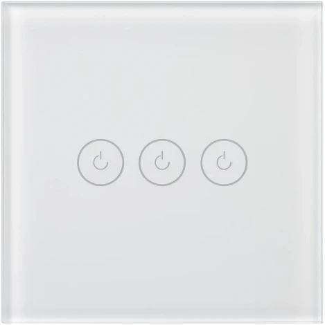 Выключатель сенсорный SWT-OMALI-S03-ZB-WH (250V, 10A, Zigbee) (Arlight, Стекло) 050042