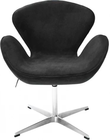 Кресло SWAN CHAIR графит, искусственная замша Bradex Home FR 0650