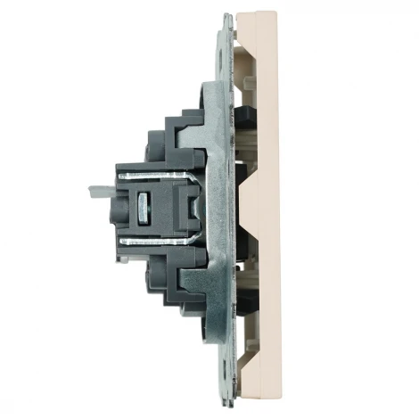 Розетка Ethernet RJ-45 (кашемир, soft touch) Stekker Эмили 49899