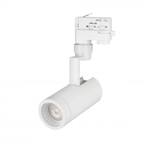Трековый светильник светодиодный LGD-ZEUS-4TR-R67-10W Warm3000 (WH, 20-60 deg, 230V) (Arlight, IP20 Металл) 024604(1)